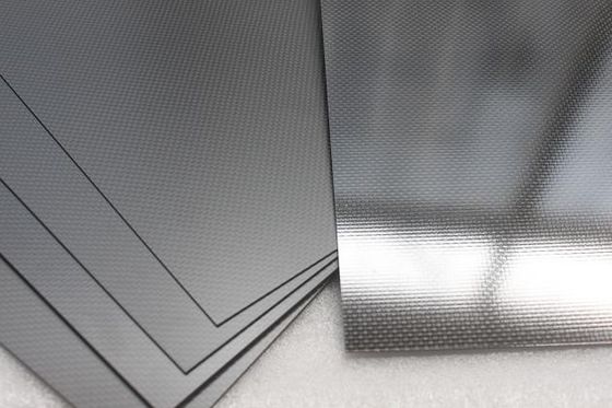 500X600mm 가벼운 무게와 높은 강도 3K 평면 반짝이는 탄소 섬유판