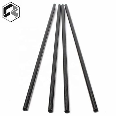 3 4&quot; 3 8&quot; 3k 탄소 섬유 파이프 10mm 12mm 15mm 18mm 22mm 30mm 40mm 50mm