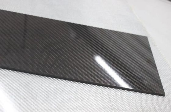 핫프레스 1mm 1.5mm 2mm 3mm 4mm 3K 트와일 광택 탄소 섬유판