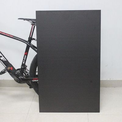 600*1000mm 고강도 3K 평면 반짝이는 탄소섬유 시트