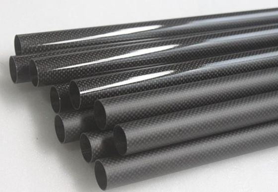 높은 팽창 강도 탄소 섬유 튜브 21mm 22mm 23mm 24mm 25mm 30mm 35mm 38mm