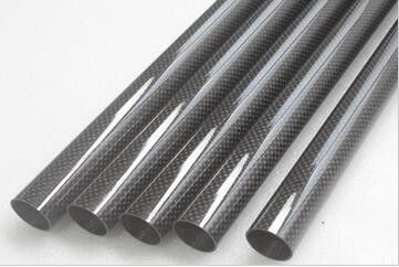 3K 평면 매트 또는 반짝이는 탄소 섬유 파이프 26mm 27mm 28mm 29mm 30mm 3 4 인치 3 인치