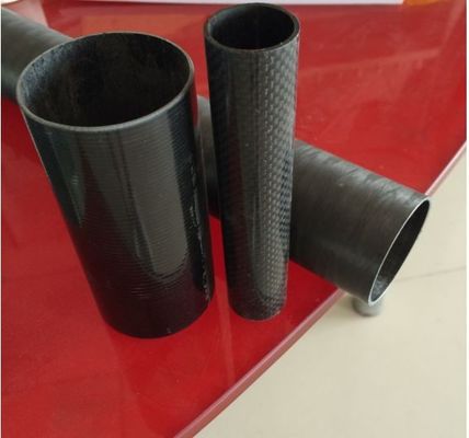 1.5" 1 2" ID/OD 고온 탄소 섬유 튜브 1000mm 500mm 330mm 길이를 사용자 정의