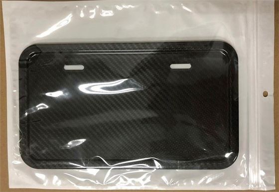 100 탄소 섬유 면허판 프레임